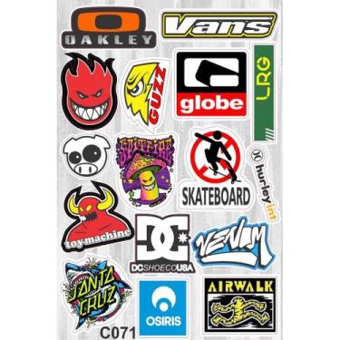 Imagem de Cartela De Adesivos Personalizados C071 - Escola Carro Moto Bike Motoc