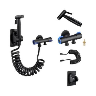 Imagem de Válvula De Canto Com Dupla Saída, Acessórios Para Bidê De Spray Manual