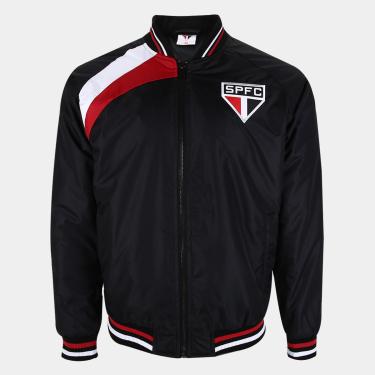 Imagem de Jaqueta São Paulo Bomber SPR Gola Alta Masculina-Masculino