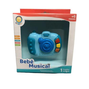 Imagem de Bebê Musical Câmera Azul 782 - Kitstar