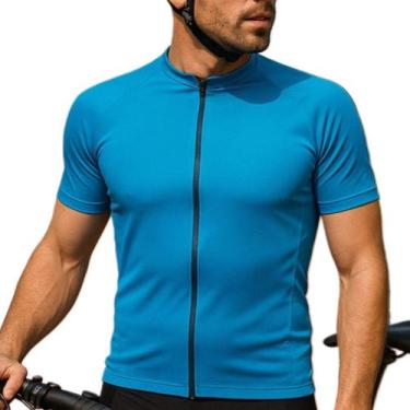 Imagem de Camisa Ciclismo Masculina Plus Size Proteção UV30 Dry Fit MTB - D&A Mo