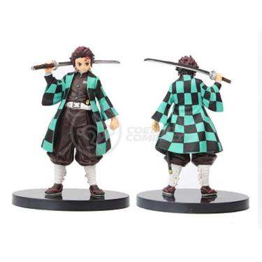 Imagem de Action Figure Boneco Tanjiro Kamado Demon Slayer 14cm
