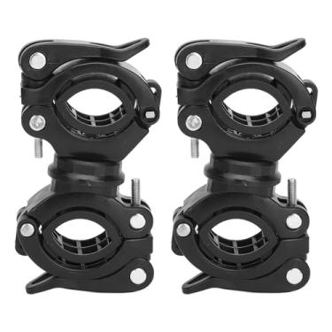 Imagem de Haofy Suporte de Bengala Rollator Estável e Ajustável para Movimentação de Bengala - para Cadeiras de Rodas e Caminhantes Idosos - Material ABS (Preto)