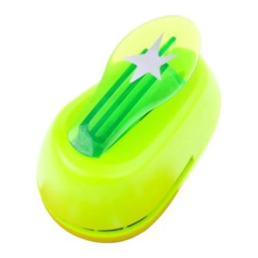 Imagem de KiBcsLic Furador de papel, ferramenta de perfuração para artesanato, portátil, decorações leves e sofisticadas para projetos de scrapbooking faça você, Estrela Torta