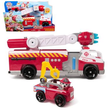 Imagem de Caminhão de resgate de bombeiros Toy Paw Patrol Marcus Car 51 cm Sound Light