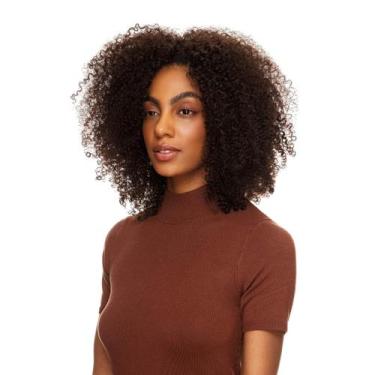 Imagem de Peruca Cabelo Natural Cacheado 40cm Textura Coily De Benguela 210g, Ca