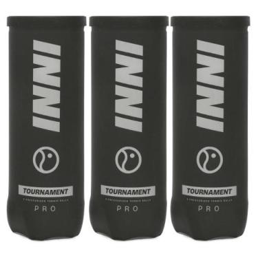 Imagem de Bola de Tênis Inni Tournament Pack com 3 Tubos - Inni Sports