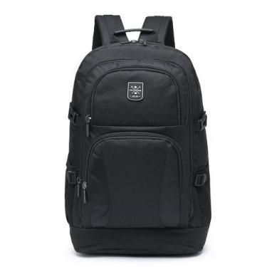 Imagem de Mochila Polo One Bolsa Masculina Espaçosa Reforçada Trabalho, U, PRETO