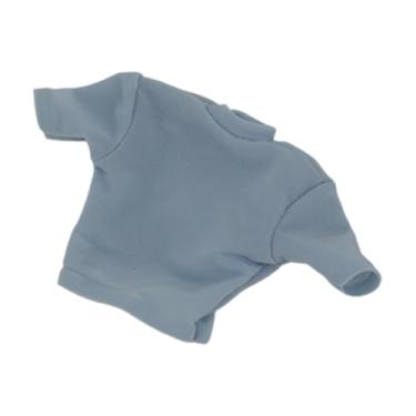 Imagem de JWQFBC Roupa para Figuras de ação em Escala 1:6, Acessórios para Bonecas, Camiseta Curta, Conjunto Feminino Moderno para Figuras Femininas de 30 Cm de Altura, Azul