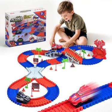 Imagem de Brinquedo Spider Race Track Veecafiodi para crianças de 5 a 7 anos com