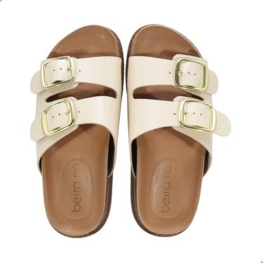 Imagem de Tamanco Feminino Beira Rio Napa Turim Creme