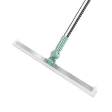 Imagem de Rodo Profissional com Cabo de Alumínio, Limpador de Vidros e Pisos, Verde e Branco