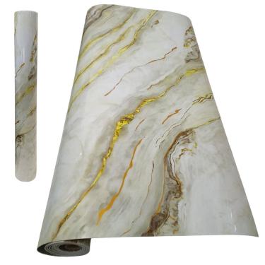 Imagem de Papel de Parede Autocolante Adesivo Marmore Obra Reforma Reparo Construçao Casa Sala Quarto Envelopamento Moveis Bancada