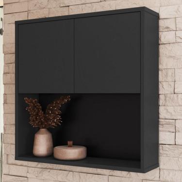 Imagem de Armário de Banheiro Budapest 2 Portas Grafite - Art In Móveis