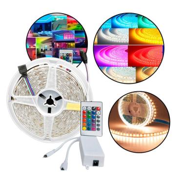 Imagem de Fita LED 5050 RGB 12V Para Decoração de Ambientes