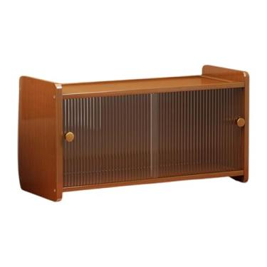 Imagem de Bothyi Armário de portátil em bambu para pia, organizador de mesa que economiza espaço, ideal para cozinha, banheiro e estilo rústico, 50x20x27cm