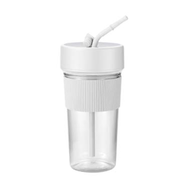 Imagem de Fxzqgnh Copo Liquidificador Elétrico, Copo para, 350 Ml, Mixer de Mão Compacto E Portátil, Mini Copos Liquidificadores para Casa, Esportes E Viagens, Branco