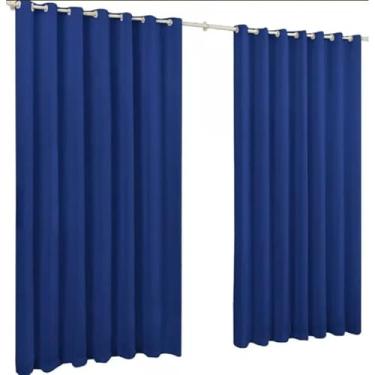 Imagem de Cortinas romanas, medindo 2,40 x 1,70 metros, adequadas para decorar janelas, salas de estar, quartos, etc. (MF170_MARINHO)