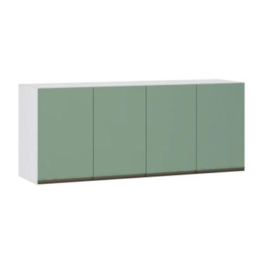 Imagem de Maleiro Ponte Aérea 4 Portas 165cm Branco C/Verde