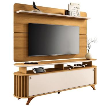 Imagem de Painel De 70 Pol Hera E Bancada Elva H01 Off-cinamomo - Mpozenato