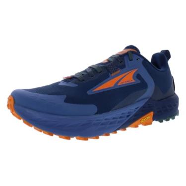 Imagem de ALTRA Men's AL0A85PE TIMP 5 Trail Running Shoe, Blue/Orange - 11 M US