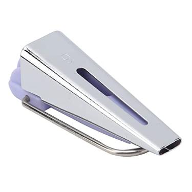 Imagem de Kit de ferramentas de encadernação de viés para fabricante de fita 5 tamanhos Conjunto de máquina de fita de viés de tecido DIY Ferramentas de bainha para acolchoamento para (9mm roxo)