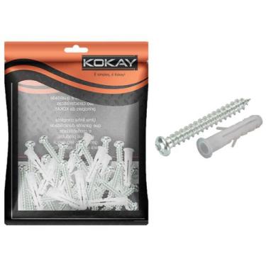 Imagem de Kokay, 056-0137, Parafuso Com Bucha 6 Mm Com 20Pcs