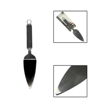Imagem de Espátula Bolo Torta Inox Silicone Lâmina Serra - Unyhome