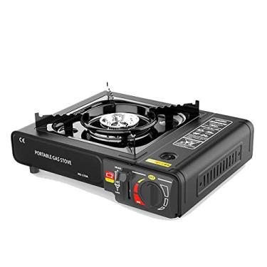 Imagem de IUPPA Fogão cassete portátil a gás butanos 2,9 KW com ignição piezoelétrica para cozinhar ao ar livre, acampamento, mochila, caminhadas, churrasco