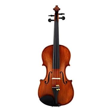 Imagem de FLFL violino bonito abeto feito à mão 4/4 adequado para estudantes adultos e iniciantes
