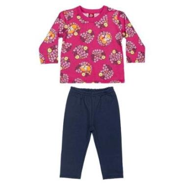Imagem de Conjunto para Bebês com Blusão e Calça em Moletom Bee Loop-Feminino
