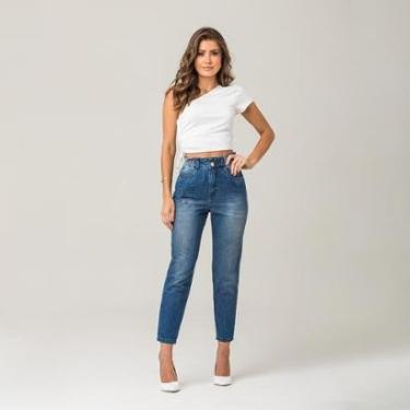 Imagem de Calça Jeans Feminina Skinny Cintura Alta Clochard Disparate-Feminino