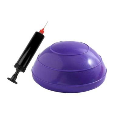 Imagem de Dynwave Bola de equilíbrio inflável portátil de 16 cm de diâmetro, versátil, antiderrapante, para treinamento de força em casa e na academia, Violento