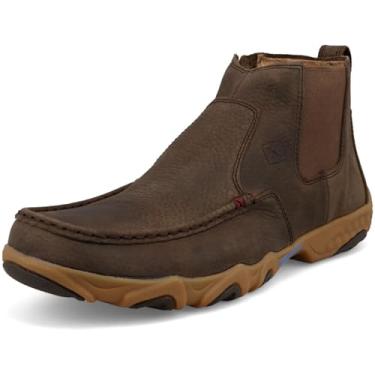 Imagem de Twisted X Moc masculino Chelsea Driving de 10 cm, Marrom, 44