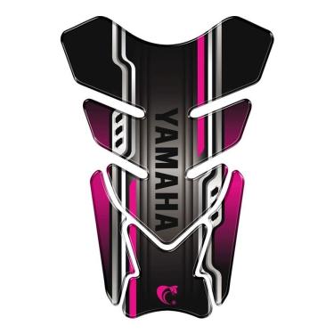 Imagem de Adesivo Resinado Protetor De Tanque Moto Yamaha Pink Cor Rosa