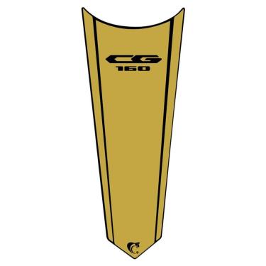 Imagem de Adesivo Faixa Gravata Tanque Moto Cg Titan 125/150/160 Dourado Cg 125