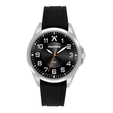 Imagem de Mondaine Relógio Masculino Preto Minimalista Silicone Relógio Masculino Mondaine Preto Minimalista Silicone