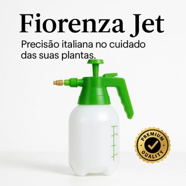 Imagem de Pulverizador de Pressão 1,5L Verde – Jato Regulável, Ideal p/Jardim e Limpeza Doméstica