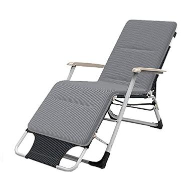 Imagem de Cadeira de gravidade zero, superfície de assento alargada, cadeira de almoço ajustável de 8 velocidades, poltrona para varanda doméstica