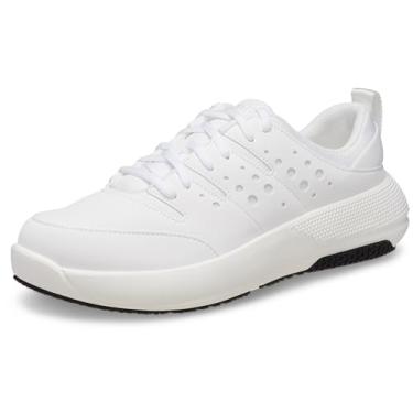 Imagem de Crocs Tênis masculino On The Clock Work, Branco/Branco, 42/43