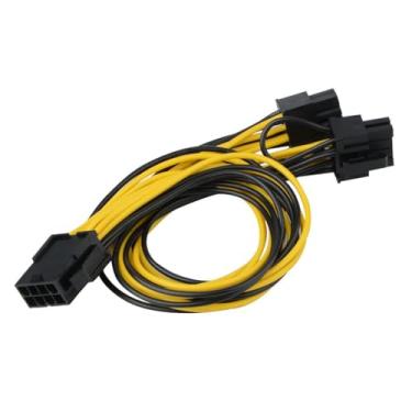 Imagem de Generic Cabo Adaptador Durável de Cpu 8p para Placa Gráfica Dupla 6 + 2p, Fácil de Instalar para Computação Paralela Em Grande Escala