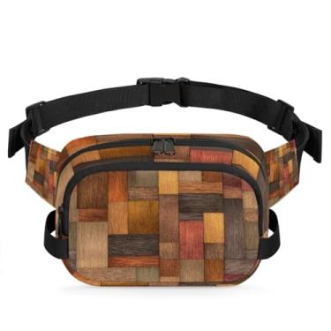 Imagem de Pochete abstrata de mármore rosa para mulheres e homens com alça ajustável, bolsa transversal, bolsa de peito, bolsa tiracolo, Cor 13