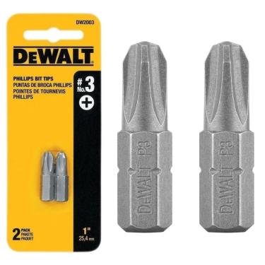 Imagem de Bits 1/4`` Ponteira Phillips N3 X 25mm 2 Und Dewalt - Dw2003