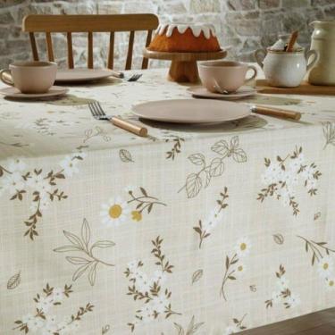 Imagem de Toalha de Mesa Quadrada 4 Lugares Döhler Anti Manchas 140 x 140cm - Do