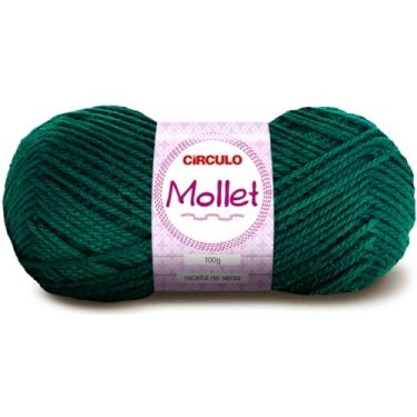 Imagem de Fio Mollet Círculo 100g 200m Lã Acrílica Tricô Crochê Artesanato Touca Cachecol Inverno Novelo (453 - TREVO)
