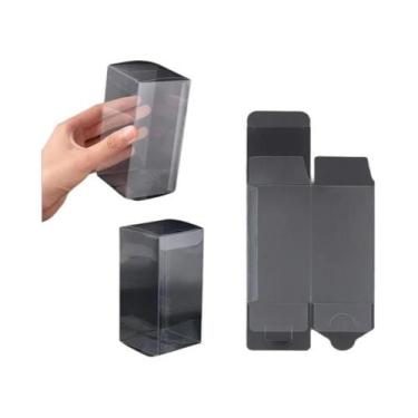 Imagem de Caixas De Presente De Plástico Transparente 50 Pacotes 3.5x2.5x1 Caixa