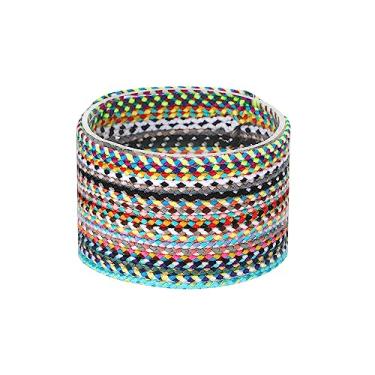 Imagem de 20 pulseiras de amizade, pulseiras de amizade multicoloridas ajustáveis feitas à mão, pulseiras de amizade para mulheres, amigas, festa de aniversário