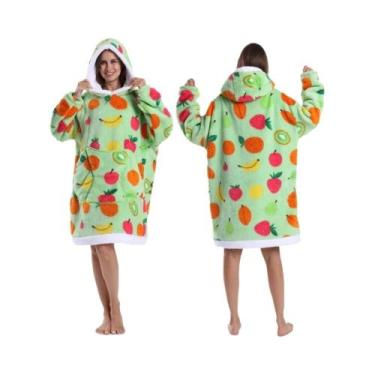 Imagem de Moletom Com Capuz Grande E Quente Para Adultos, Mulheres E Homens, Fan