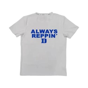 Imagem de Camiseta Masculina Duke North Carolina De Basquete, Manga Curta, Gola 