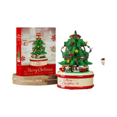 Imagem de Caixa De Música De Natal Brinquedo Blocos De Construção DIY Decorações
